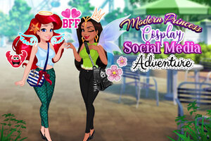 Modern Princess Cosplay Social Media Adventure